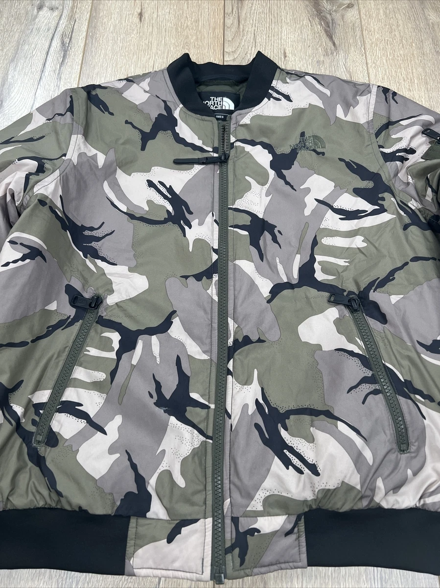 The North Face Barstol Bomber Camouflage Style Jacket Women s Size Small