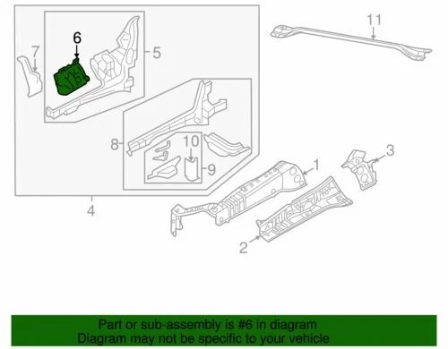 Panel delantero Ford Lincoln MKT Taurus Police Limited 2008-2019 Dg1Z16054A nuevo fabricante de equipos originales Foto 2 de 2