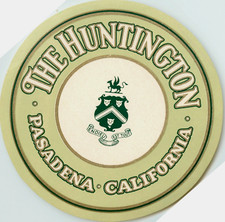 The HUNTINGTON Hotel ~PASADENA - CALIFORNIA~ Historic & Scarce Old Luggage Label