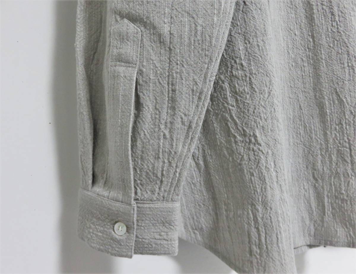 Seya. Hand Stitch Kurta Shirt L Gray Made In Japan Seya Band 