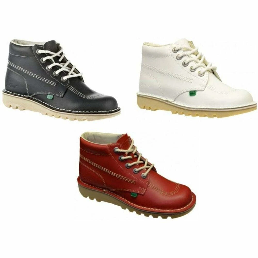 Kickers kick hi womens boots cheap