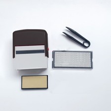 Portable DIY Stamp Type Stamp 14 38mm Blue/black/red Brand New High Quality