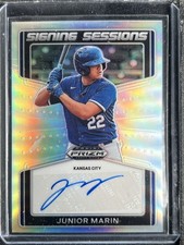 Marin, Junior - 2022 Prizm Draft Picks - Silver - Autograph
