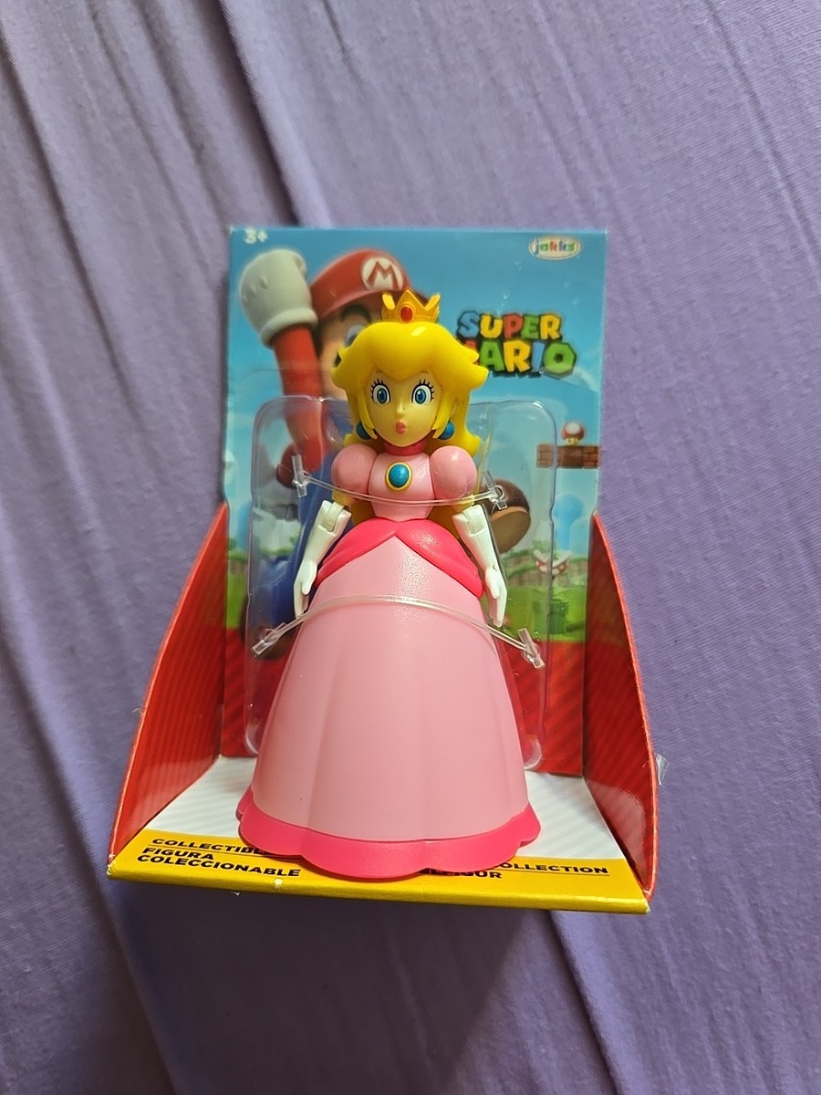 Super Mario Princess Peach 2.5 Inch Action Figure Jakks Nintendo