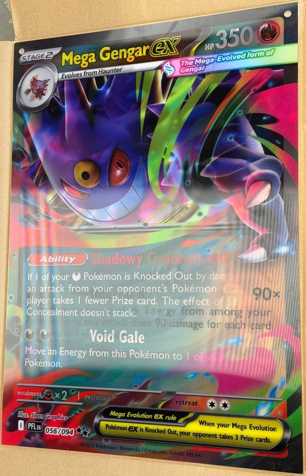 Pokemon Phantasmal Flames Marketing Kit 3D 17X24 POSTER SIGN Gengar CHARIZARD - Image 2 of 4