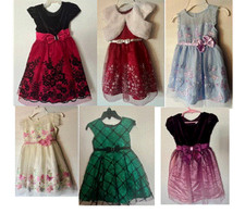 DRESSES GIRLS KIDS JONA MICHELLE FANCY DRESS ALL SEASONS- PREOWNED