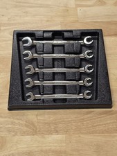 Snap-on Tools Usa New Metric 10-14mm Fat Open End Flare Nut Wrench Set Rxsm605b