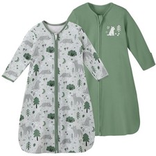 Baby Sleep Sack 6-12 Months Long Sleeve Wearable Blanket Baby 100 Cotton 2-W...