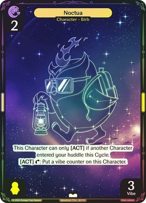 Vibes TCG  BIRB FOIL  Noctua  - Birb & Pengu Card # 038