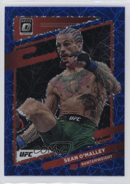 2022 Panini Donruss Optic UFC Blue Velocity Prizm Sean O'Malley #9 02l5