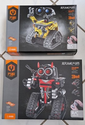 2x R/C Technik-Roboter Bundle: Wall-E & Ninja (App-fähig, Akku)