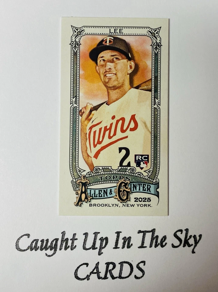 2025 Topps Allen & Ginter-Mitchell & Ness Mini Parallels-Pick Your Card - Image 4 of 4