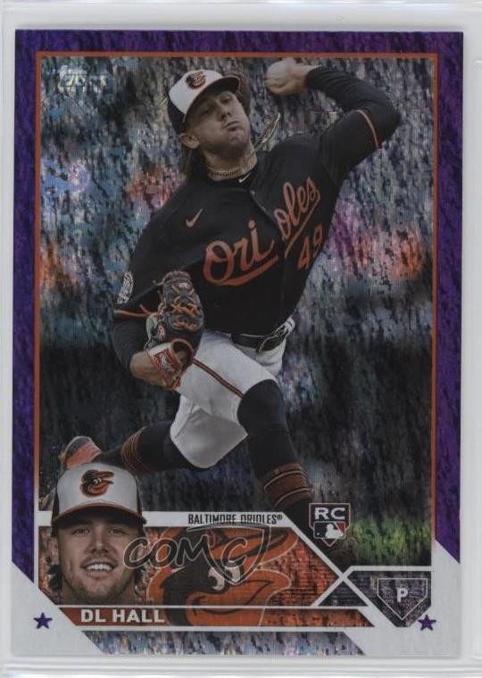 2023 Topps Series 2 Retail Purple Foil /799 DL Hall #547 0r6v