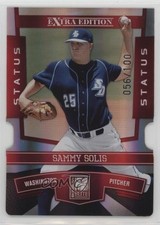 2010 Donruss Elite Extra Edition Status Red Die-Cut 56/100 Sammy Solis #44 e6p