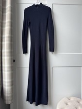 Navy Sezane long sleeve long dress XS