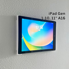 Sleek, Hidden iPad Wall Mount ipad gen 1 to gen 10, 11" A16 