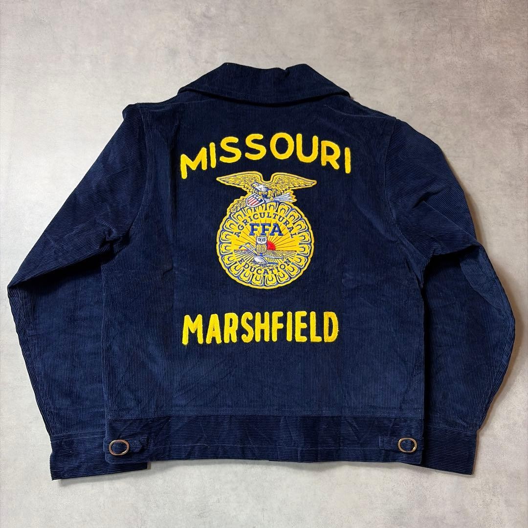 90s FFAジャケット　Iowa ミントコンディション 90s FFA Missouri Corduroy Jacket Navy Blue Vintage Workwear #FD