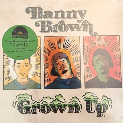 DANNY BROWN Grown Up SEALED limited edition 7'' single Yellow Vinyl RSD
