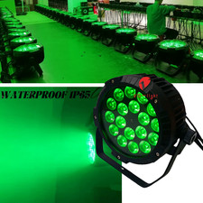 IP65 Waterproof LED Par Light 18x15W 6IN1RGBWA UV Outdoor Stage Lights DJ Party