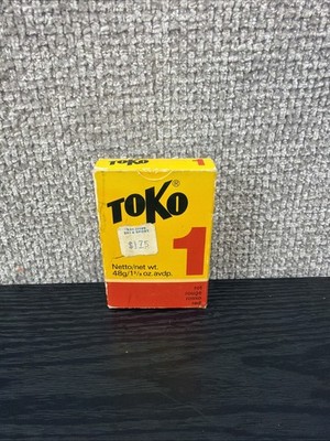 Vintage Toko System 1 Red Powder and Dry Snow Wax Partially Used