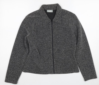 Wallis Damen schwarze Strickjacke Größe 12