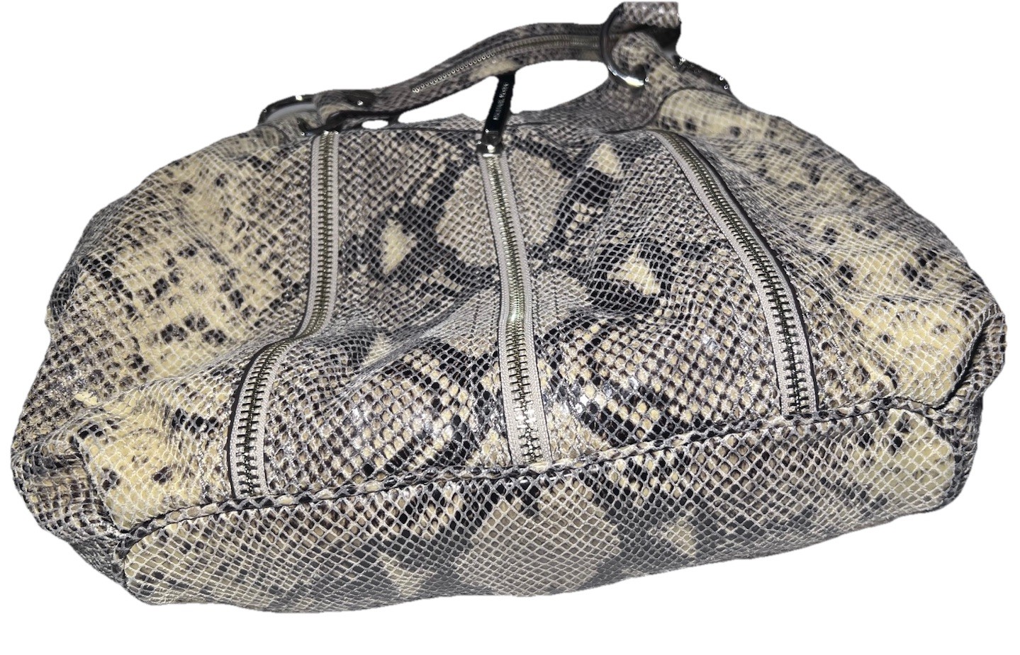 Michael Kors Python Effect Leather Shoulder Bag W… - image 13