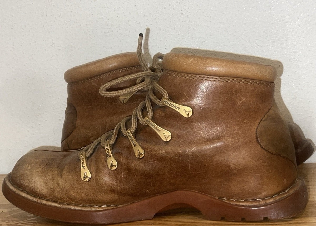 Rare 03’s JORDAN 28.0 leather workboots Vintage Nike Air Jordan Jumpman Two 3 Profiler Leather Boots