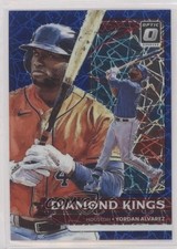 2022 Donruss Optic Diamond Kings Blue Velocity Prizm 64/99 Yordan Alvarez 3a1