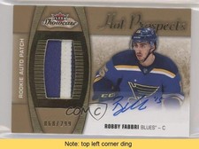 2015 Fleer Showcase Hot Prospects 68/299 Robby Fabbri #194 Patch Auto READ l7u