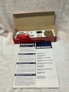 BERNINA Eyelet Embroidery Set with #92 foot Attachment Kit for Bernina RARE!