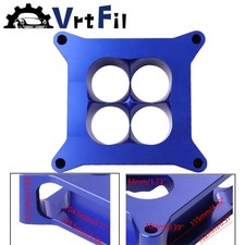 2 Blue Square Aperture 4-hole 4150 Grade Processing Carburetor Spacer Plate 2 Blue Square Aperture 4-hole 4150 Grade Processing Carburetor Spacer Plate