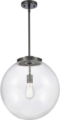 Franklin Restoration 221-1S-BK-G204-16 Stylish LED Pendant Light Fixture