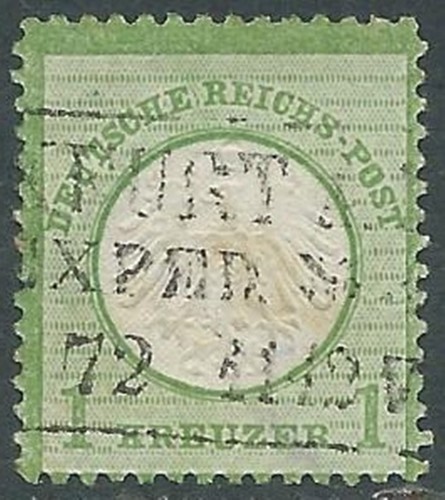 1872 GERMANY EMPIRE USED EAGLE I TYPE 1K - US34-8