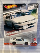 2020 Hot Wheels Car Culture Nissan Silvia S14 White Real Riders Ps 2020 Hot Wheels Car Culture Nissan Silvia S14 White Real Riders Ps