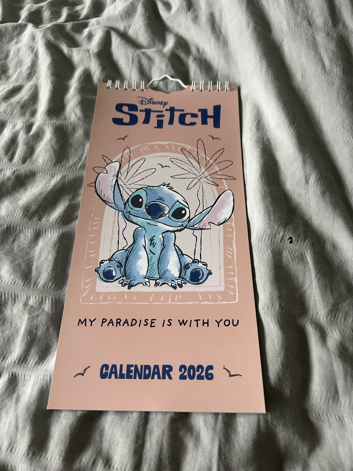 Calendario delgado Disney Stitch 2026