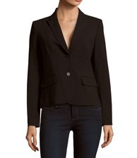 Calvin Klein Women's Two-Button Blazer Black -NWT Size 8