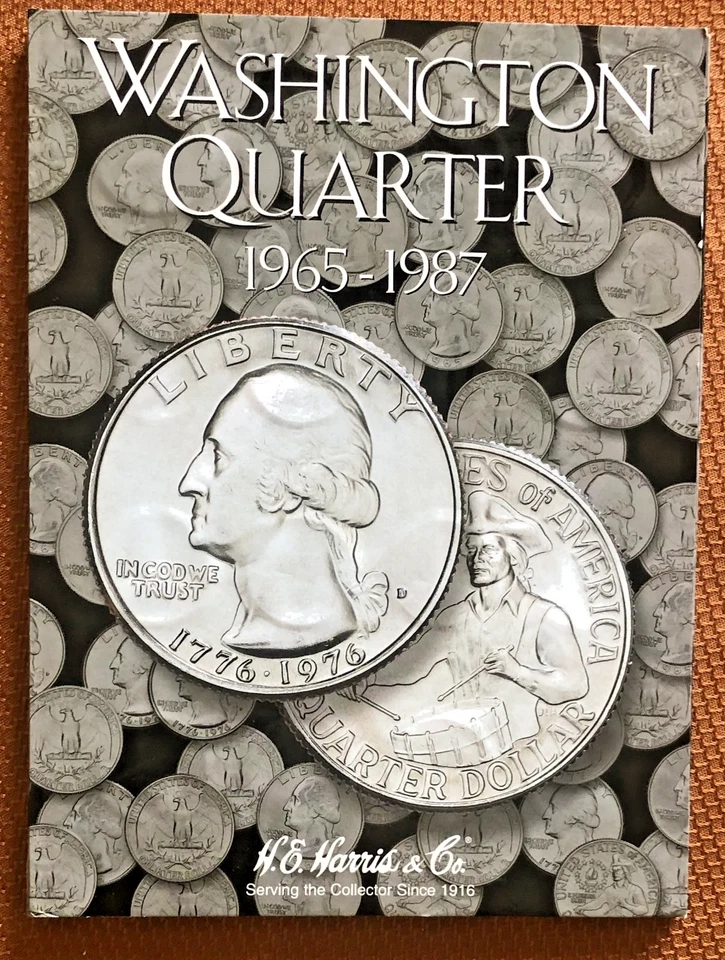 1965-2008 Washington Quarter Collection in 4 Harris Folders, 140 Coins VF-MS - Image 2 of 4