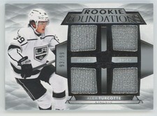 2021-22 UD The Cup Foundations Quad Jersey Patch Alex Turcotte RC 93/99 #F-AT