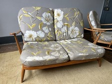 Mid Century Vintage Ercol Model 203 Blonde Two Seater Sofa Good Con Uk Delivery