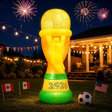7Ft Inflatable World Cup,Gaint Golden Inflata...