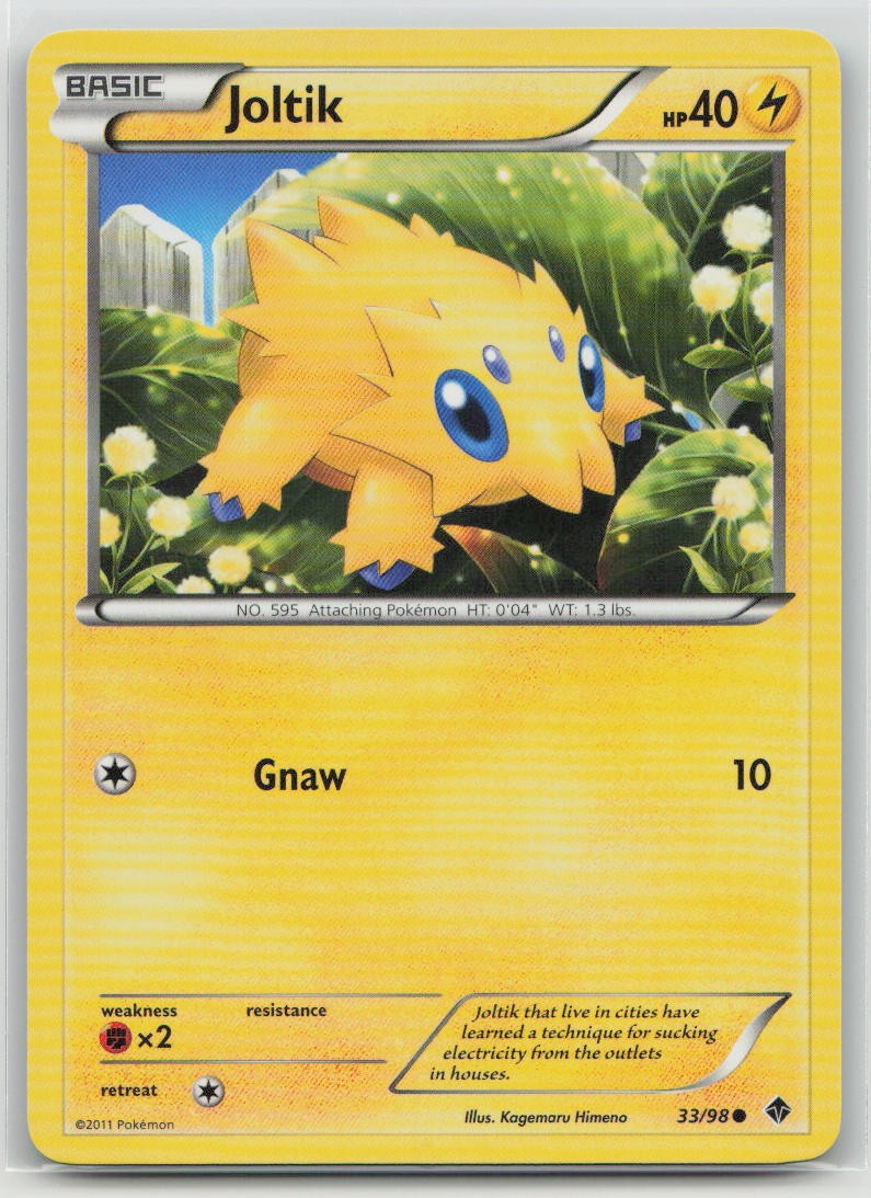 Joltik 33/98 Common Emerging Powers Pokemon Lightly Played
