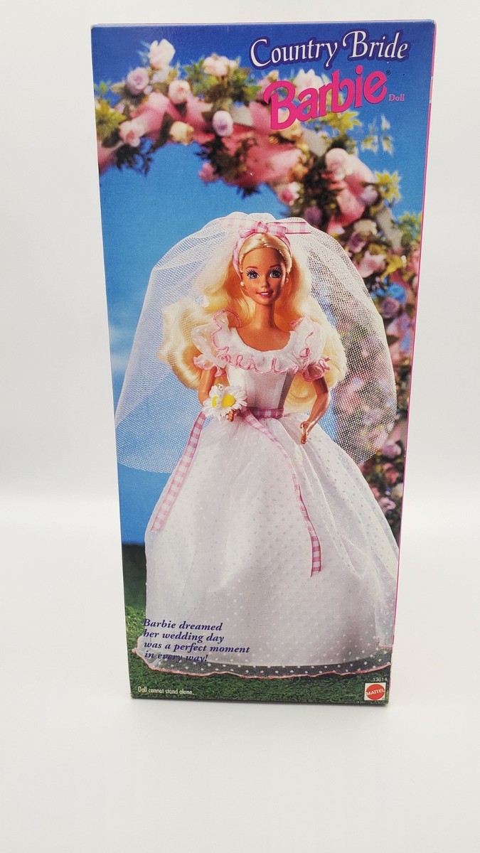 Barbie Country Bride 1994 - NRFB - Poupée Mattel Malaisie - Vintage