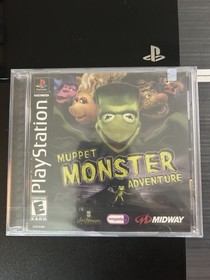 Muppet Monster Adventure : PlayStation 1 PS1 BLACK LABEL NEW Y-SEALED w/Hang Tab