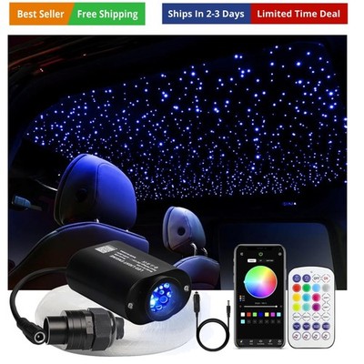 Small Size 500pcs Fiber Optic Star Lights for Car Ceiling, 6W Starlight Headl...