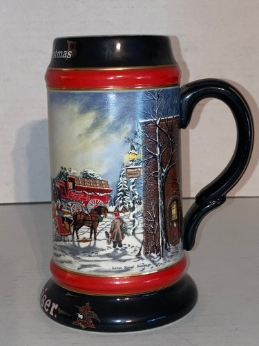 Varie tazze da bere Budweiser Anheuser-Busch Steins in ceramica tedesca - Foto 23 di 121