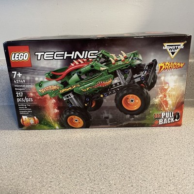 New LEGO TECHNIC Monster Jam Dragon  Pull Back 42149 NEW SEALED RETIRED