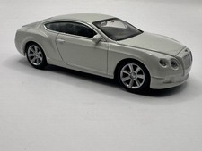 1:43 Bentley Continental GT White Welly Diecast. (c23)