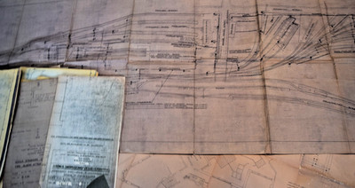 17 x Rumpf Bahnhof Gleispläne Dienstplan Eisenbahn 50/60er Jahre Vintage Zug