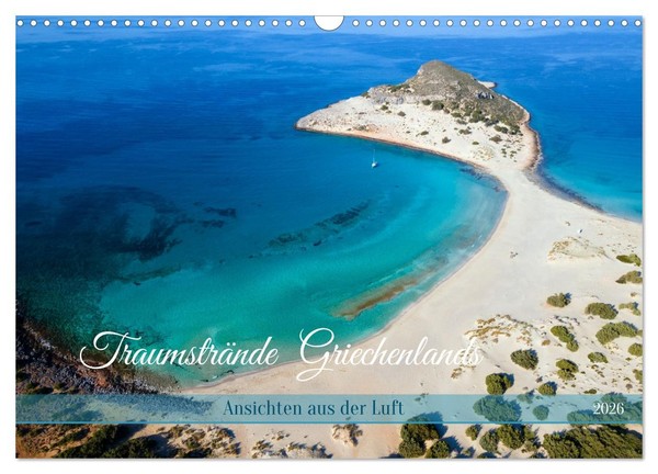 TraumsträNde Griechenlands (Wandkalender 2026 Din A3 Quer), Calvendo Monatskalen-image