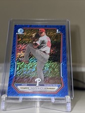 2026 Bowman Chrome Prospects Moises Chace Blue Refractor /150 1st Bowman